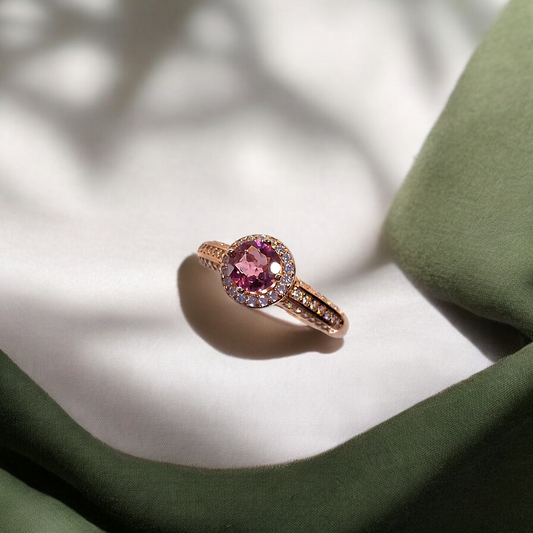 S925 Silver Tourmaline Ring SKU-2312DFZ60R12066